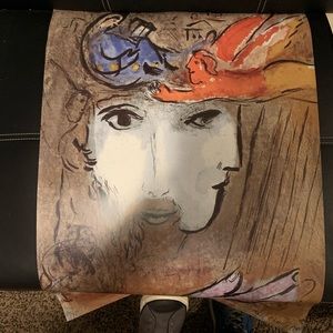 Marc Chagall numbered poster.
